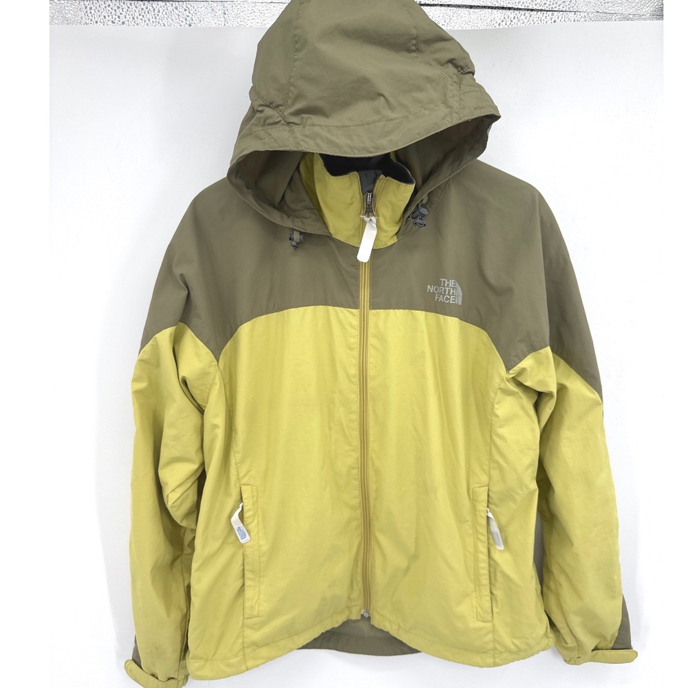 The North Face Jacket Small Green Hydrenalite Hooded Lightweight Hiking Outdoor